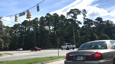 The Bluffton Parkway or-way-intersection