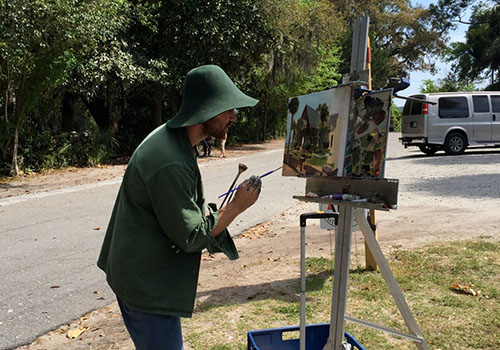 Old Town Bluffton Paint Out Painter