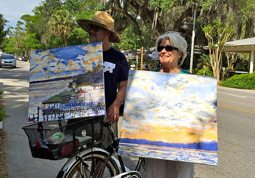 Old Town Bluffton Paint Out artwork