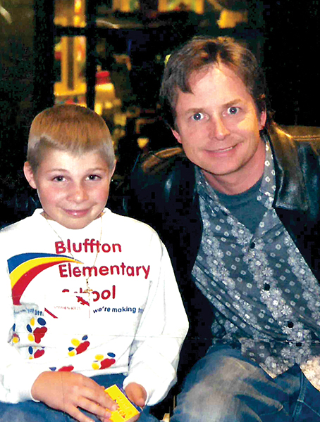 Stephen Golis with Michael J. Fox